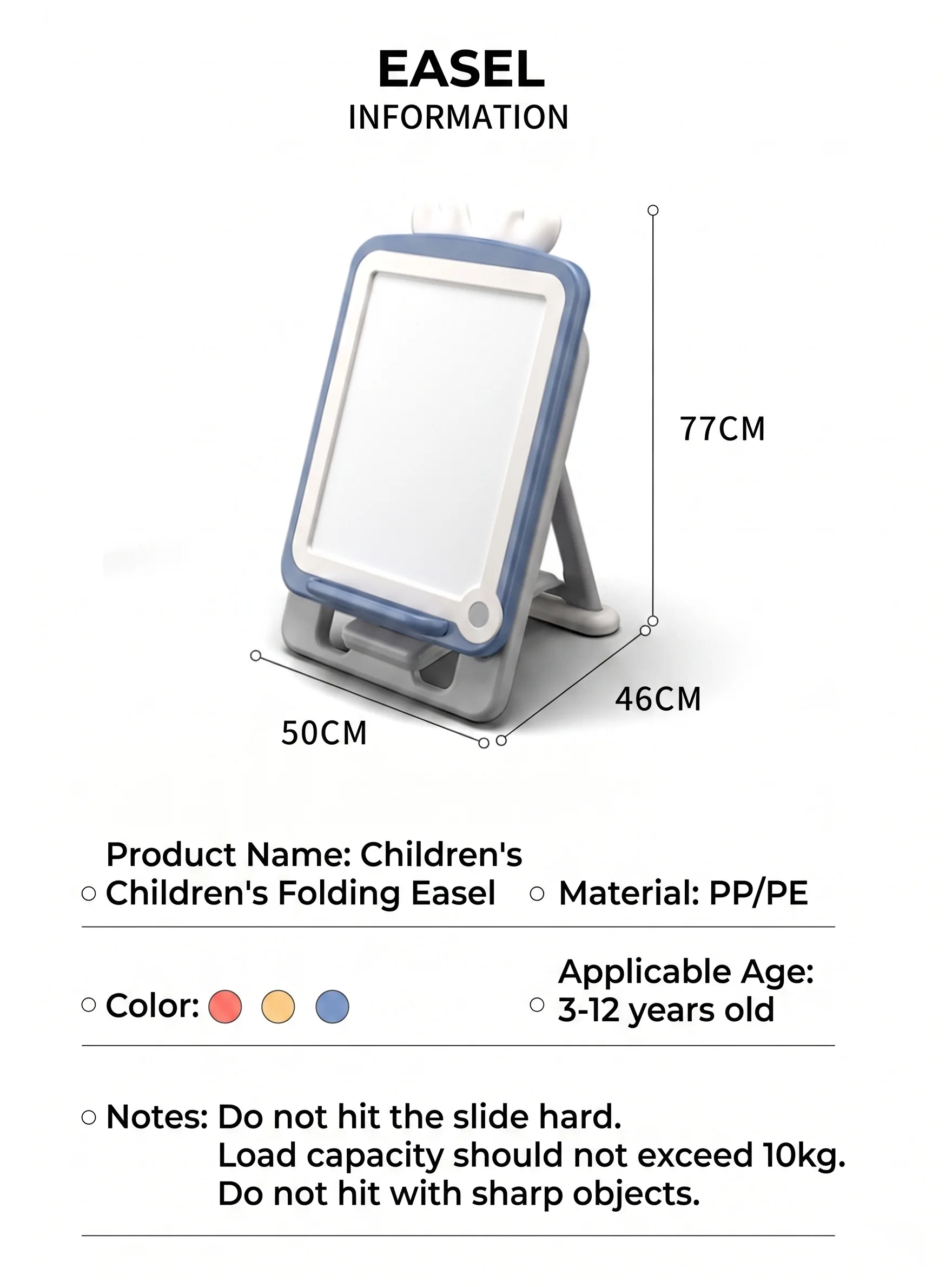antler style folding easel — product detail page7