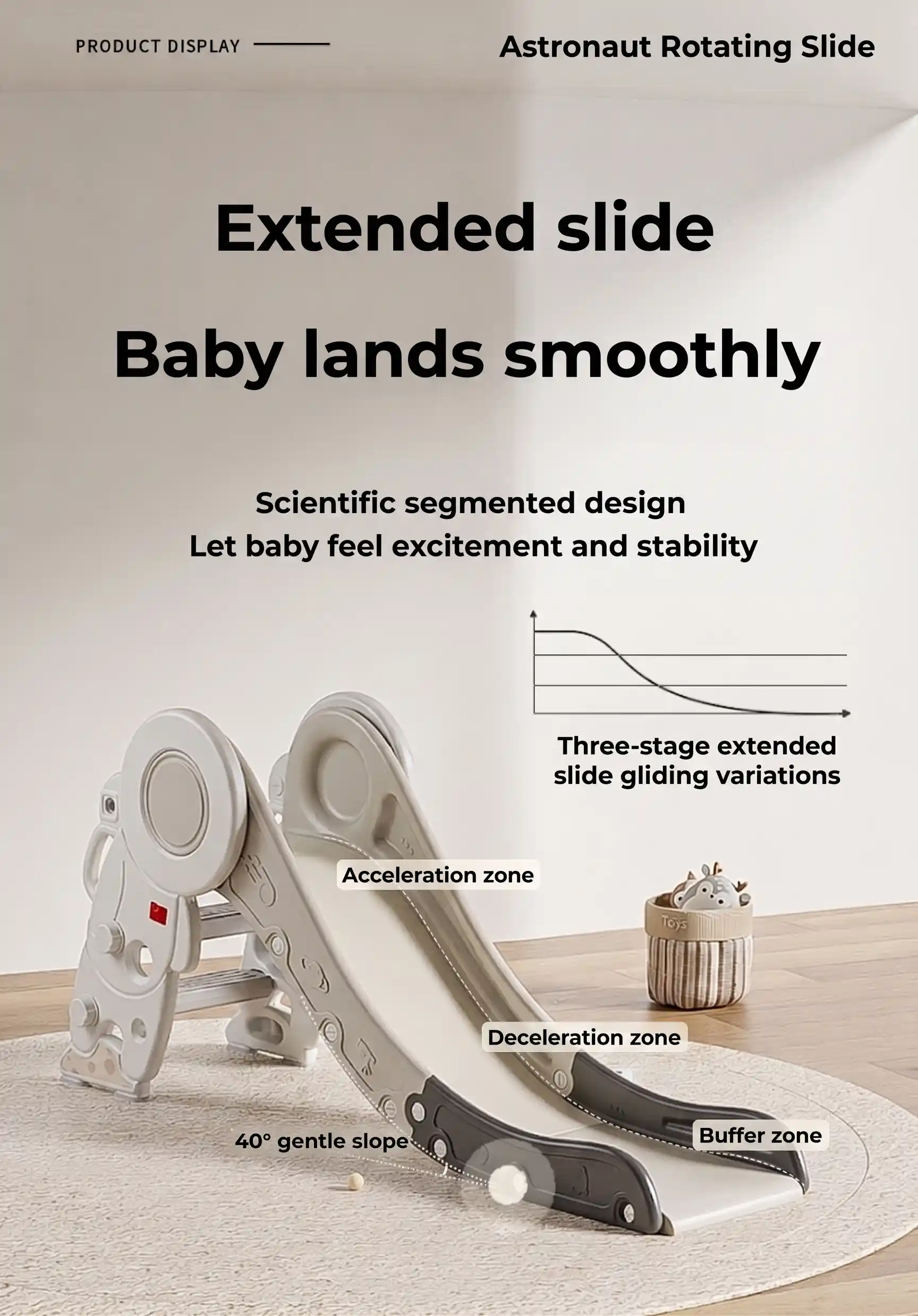 astronaut spiral slide — product detail page 3