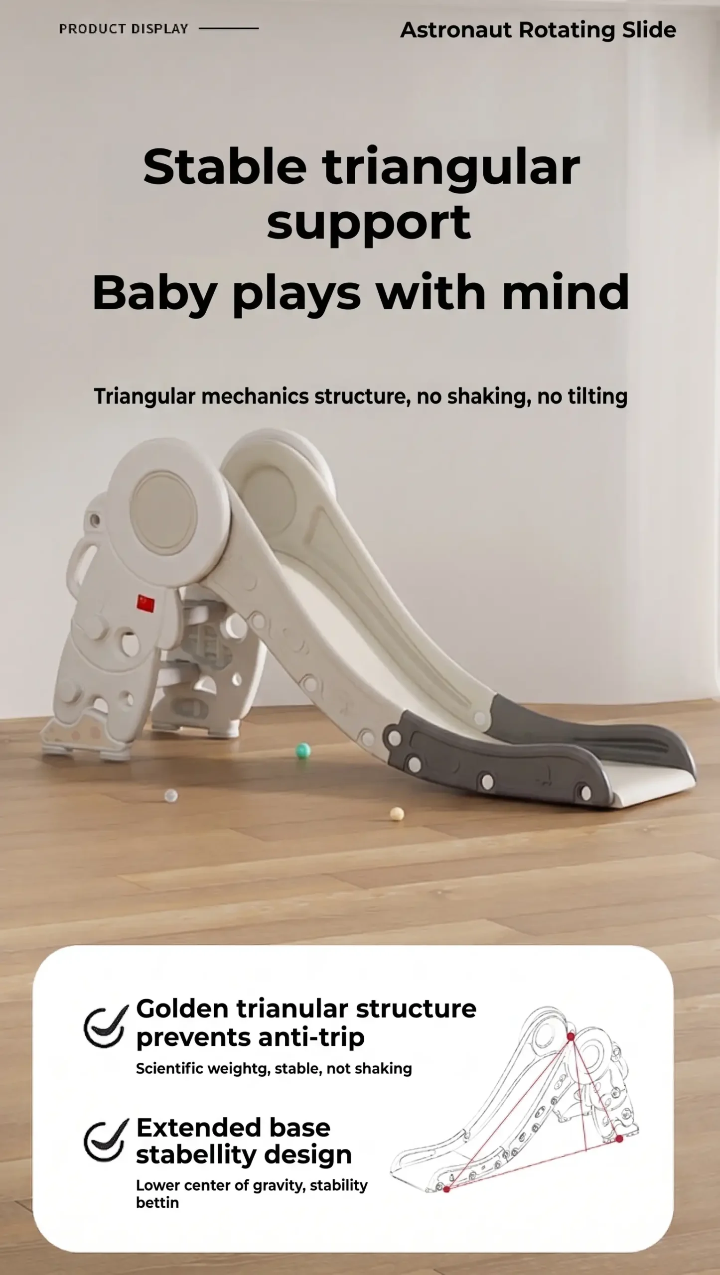 astronaut spiral slide — product detail page 4