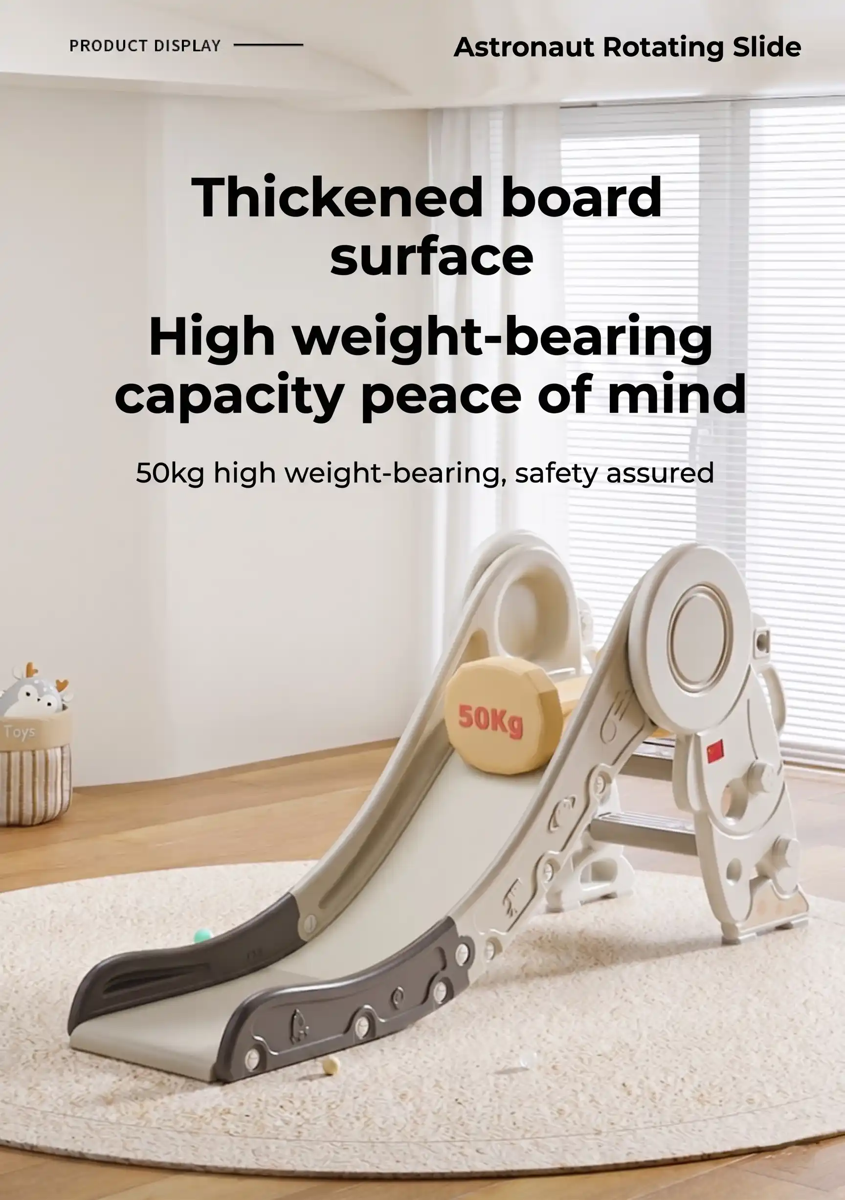 astronaut spiral slide — product detail page 5