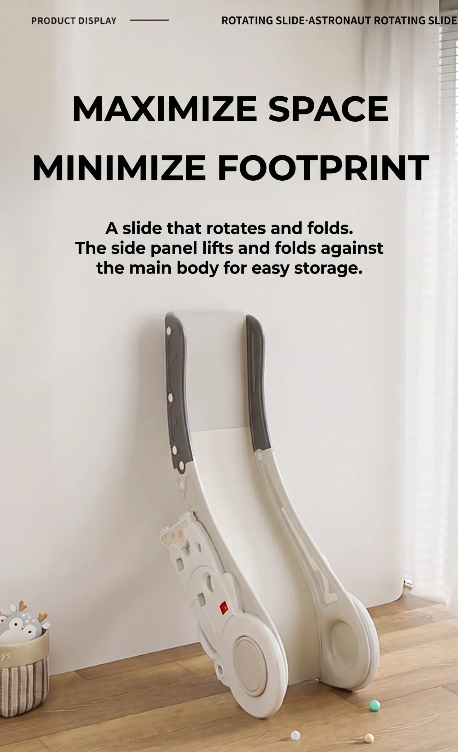 astronaut spiral slide — product detail page 6