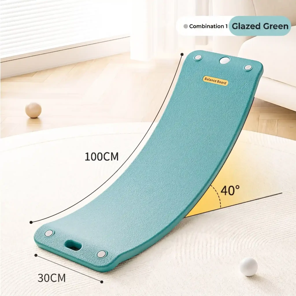 Premium non-slip felt mat accessory for toddler wobble balance board to protect floors.