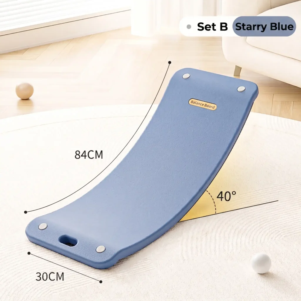 Heavy-duty and durable structural thickness of children's maze balance board from China factory.