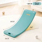 Inhekids premium minimalist kids maze balance board and wooden wobble board with ball track.