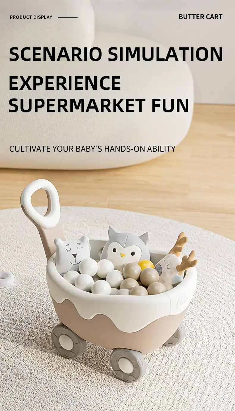 cream colored toy storage cart (7)