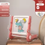 crocodile-folding-drawing-board—red