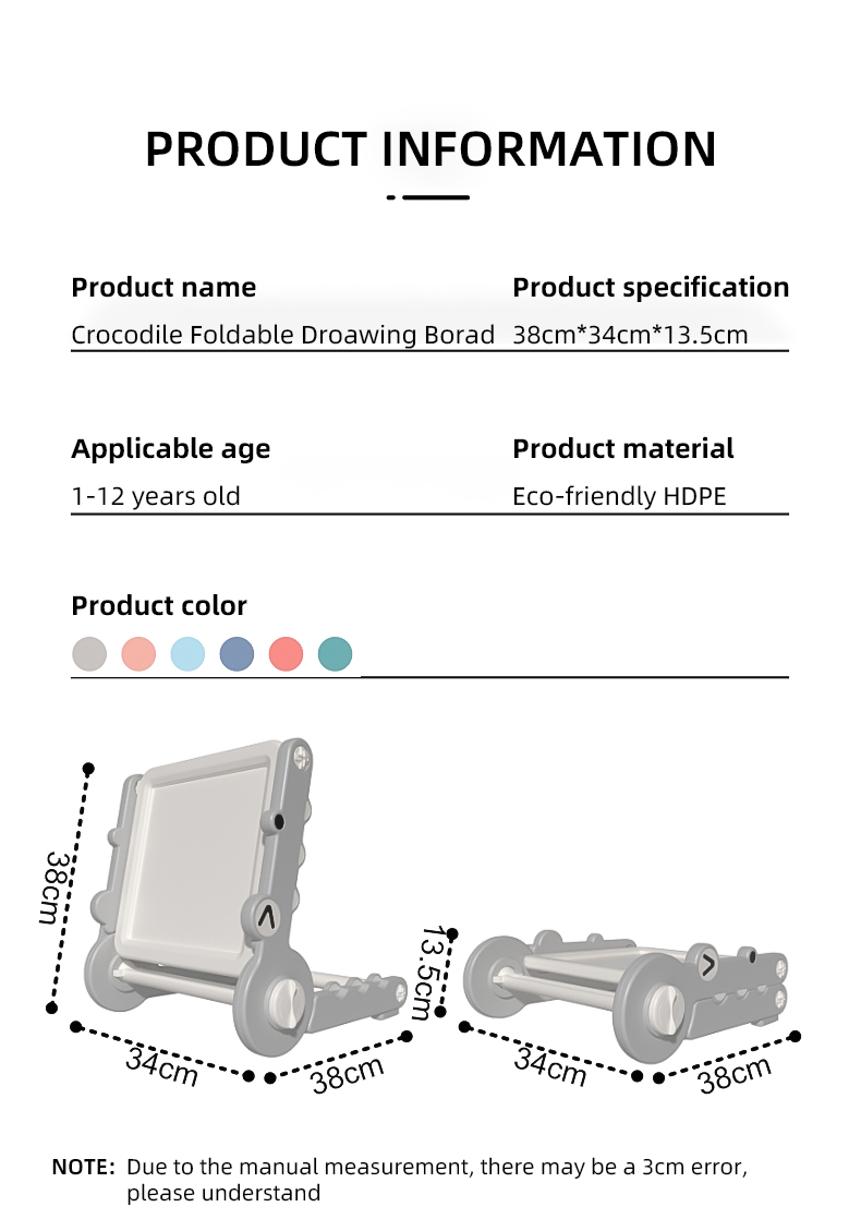 crocodile folding easel — product detail page11