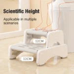 Portable built-in side handles on lightweight kids step stool for wholesale and OEM orders.
