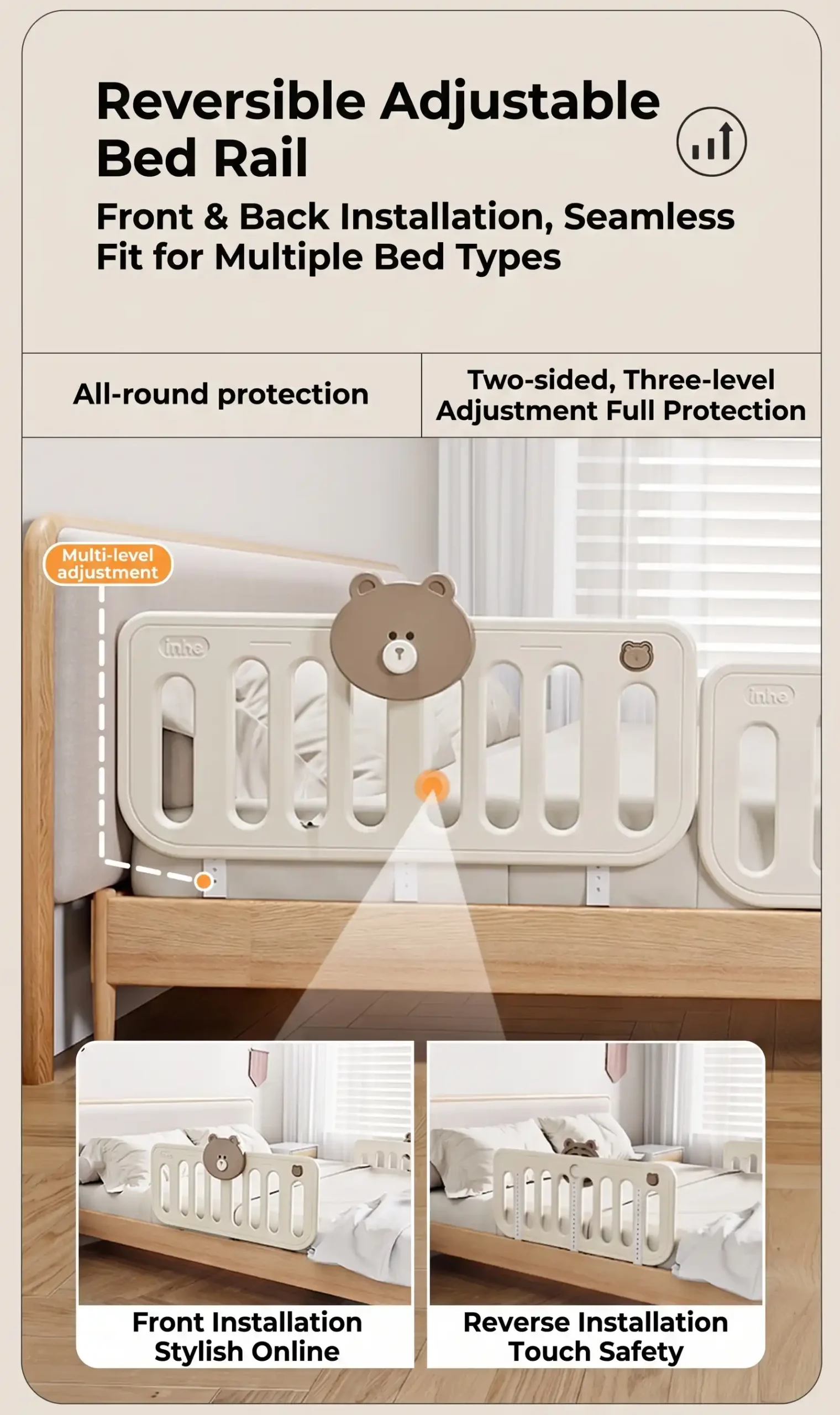 little bear bed guardrail — product details page10