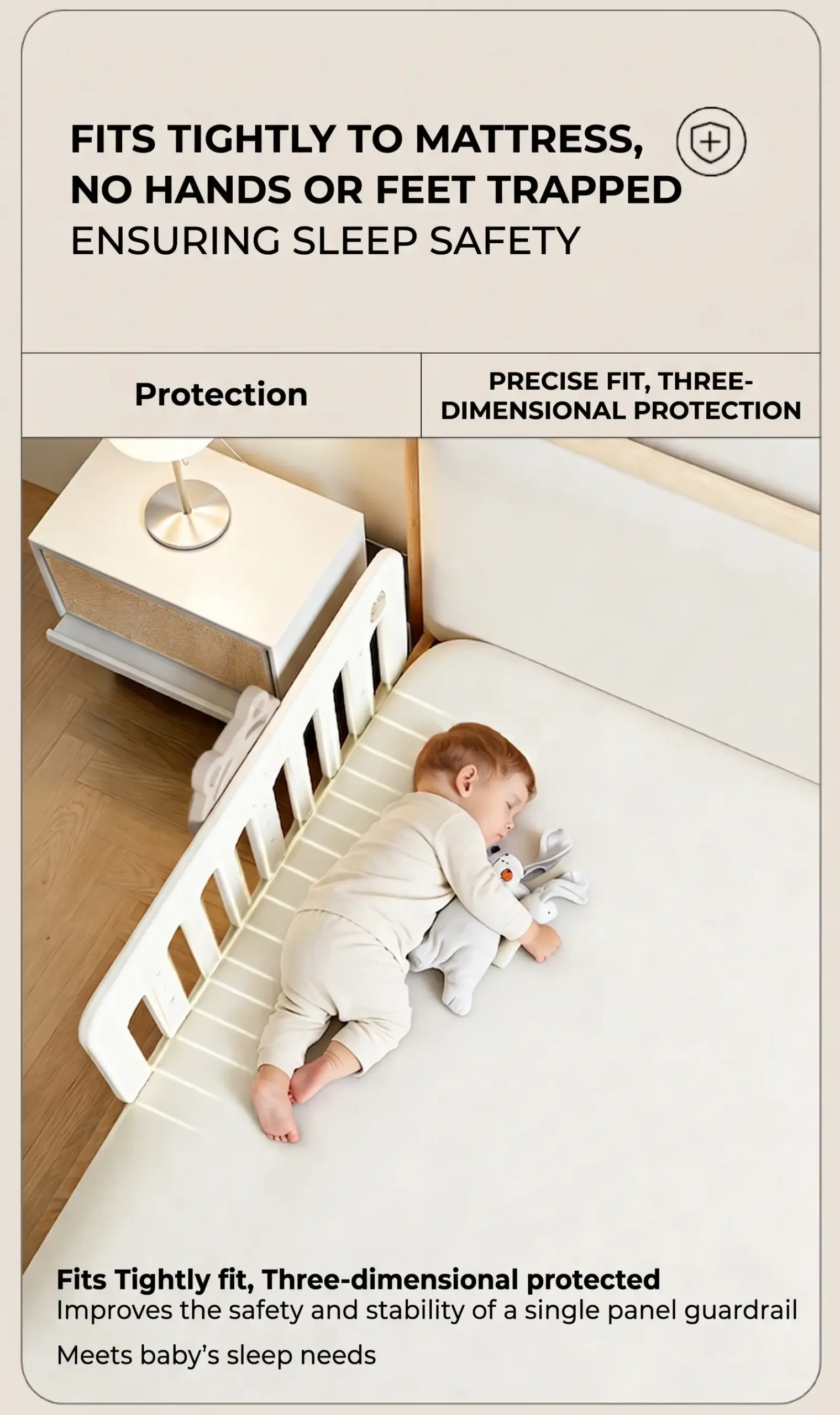 little bear bed guardrail — product details page13