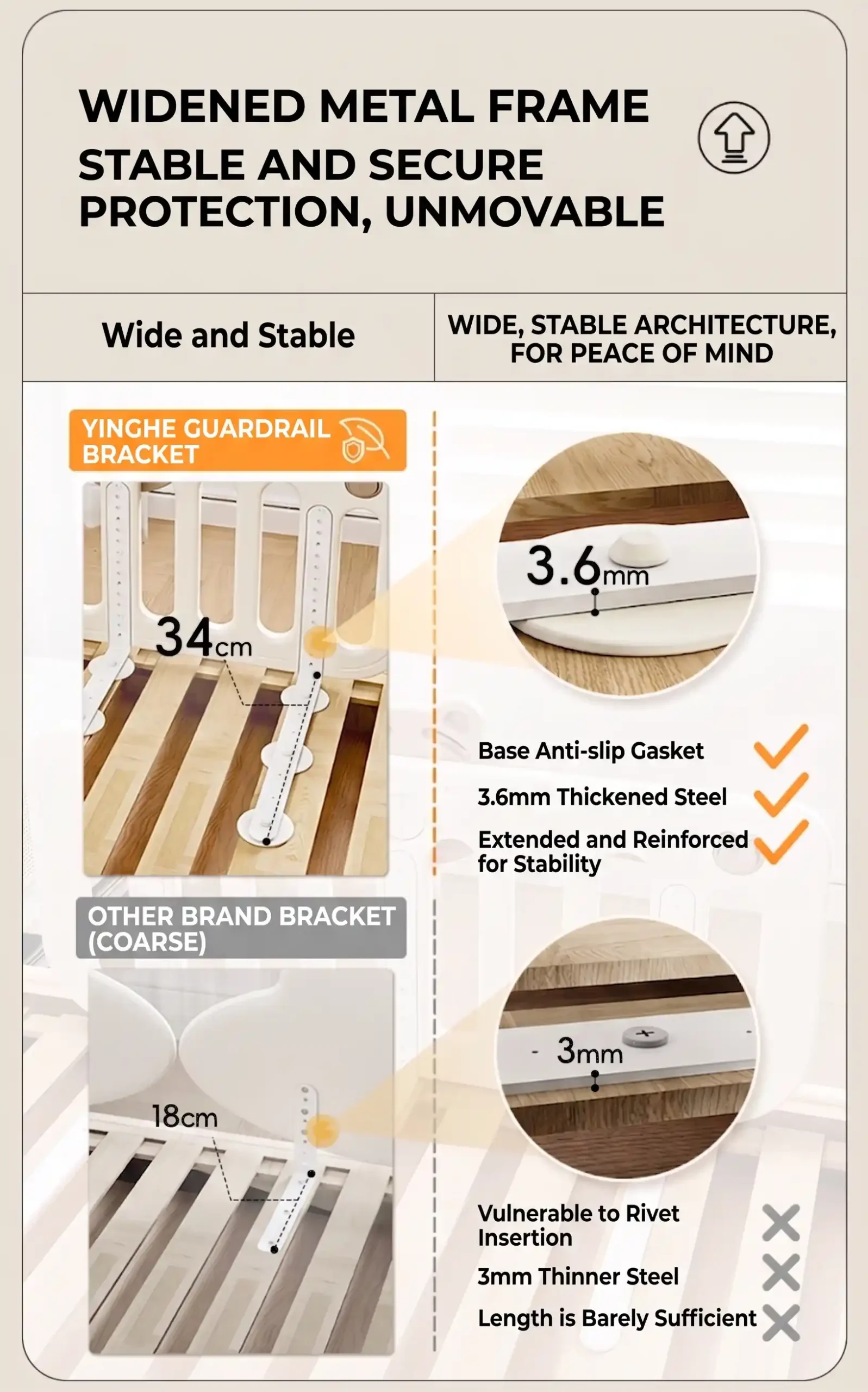 little bear bed guardrail — product details page15