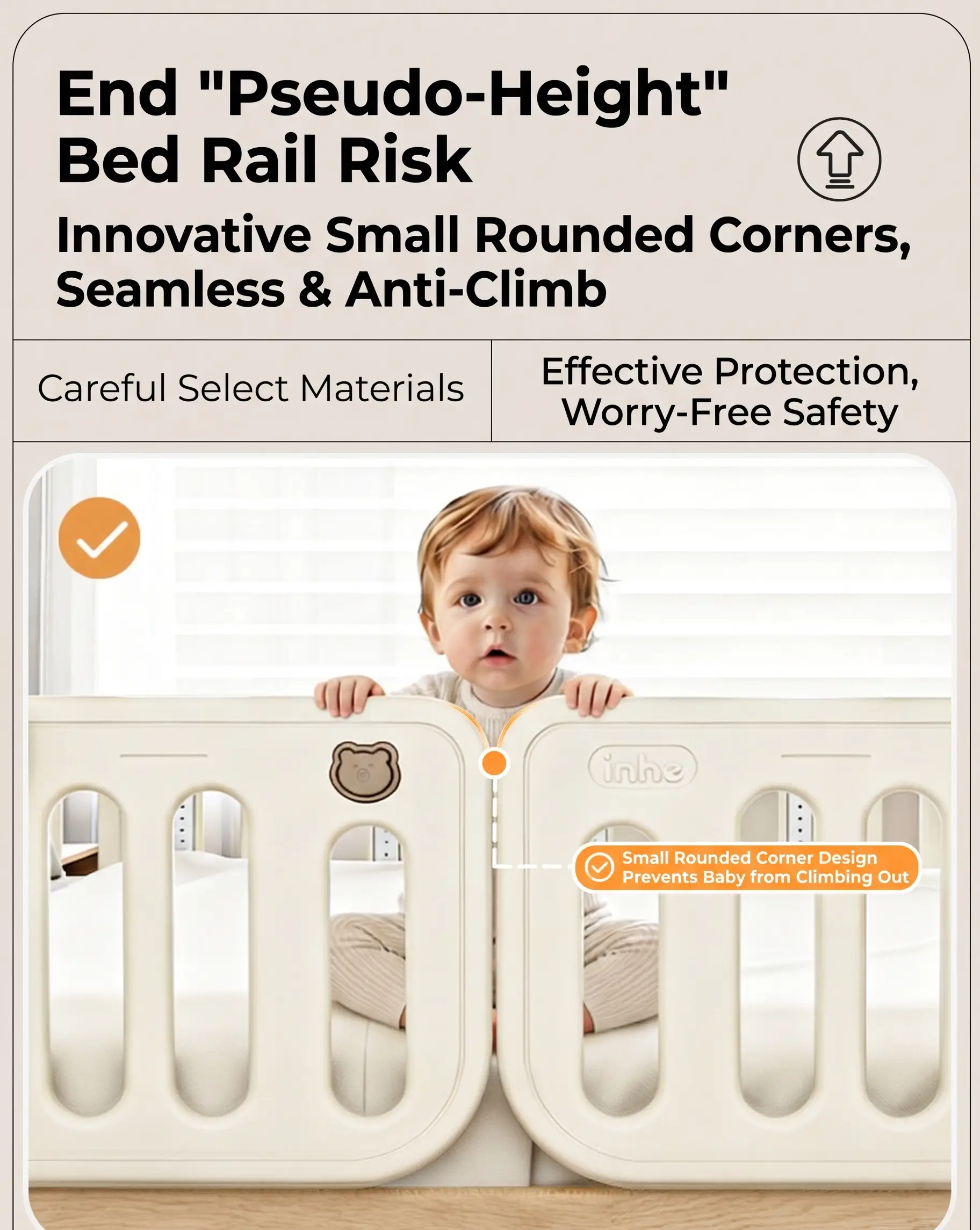 little bear bed guardrail — product details page6