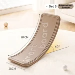 Heavy-duty structural thickness and premium wood layers of children's wobble balance board from China factory.