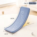 Smooth rounded edges and exquisite anti-collision surface treatment on children's safety wobble board.