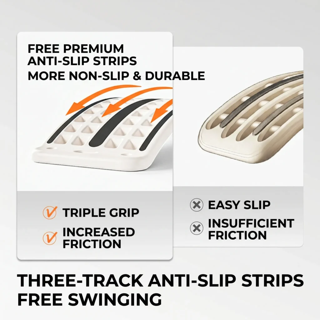 Smooth rounded edges and exquisite anti-collision surface treatment on children's plastic wobble board.