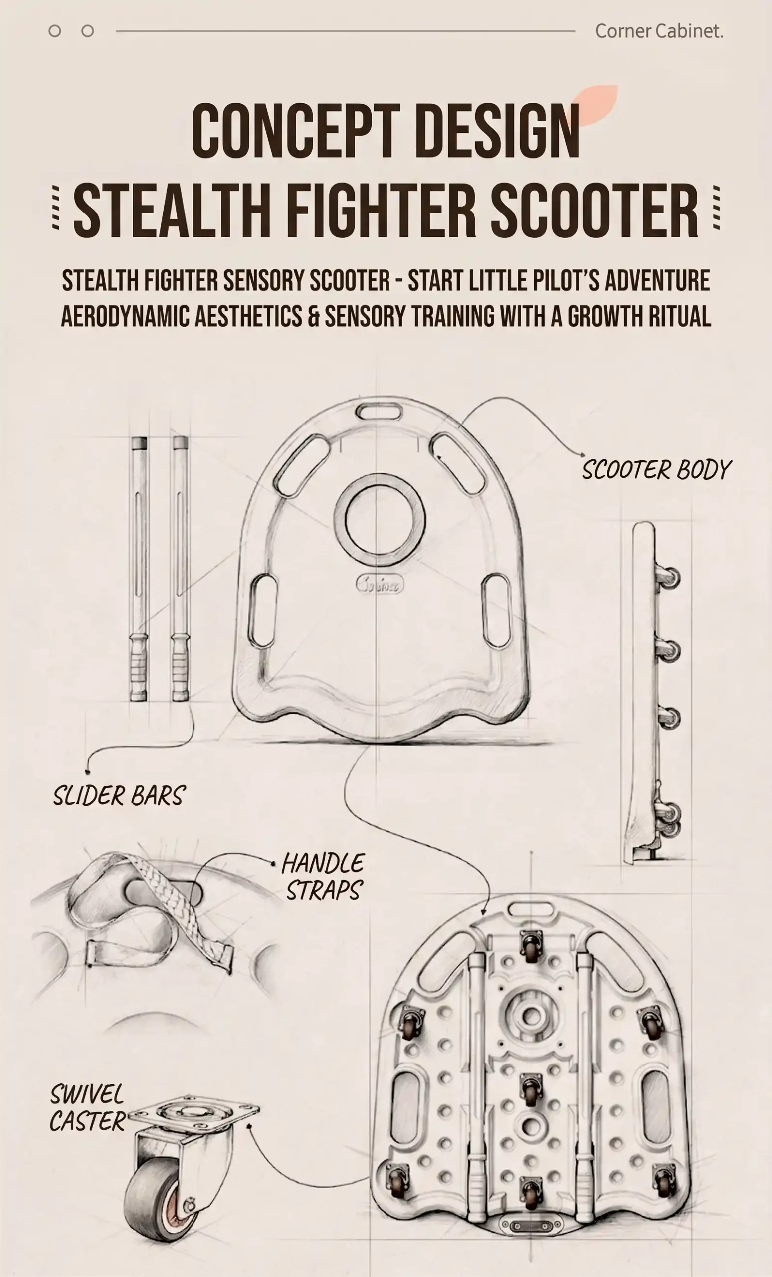 stealth fighter scooter — product details page12