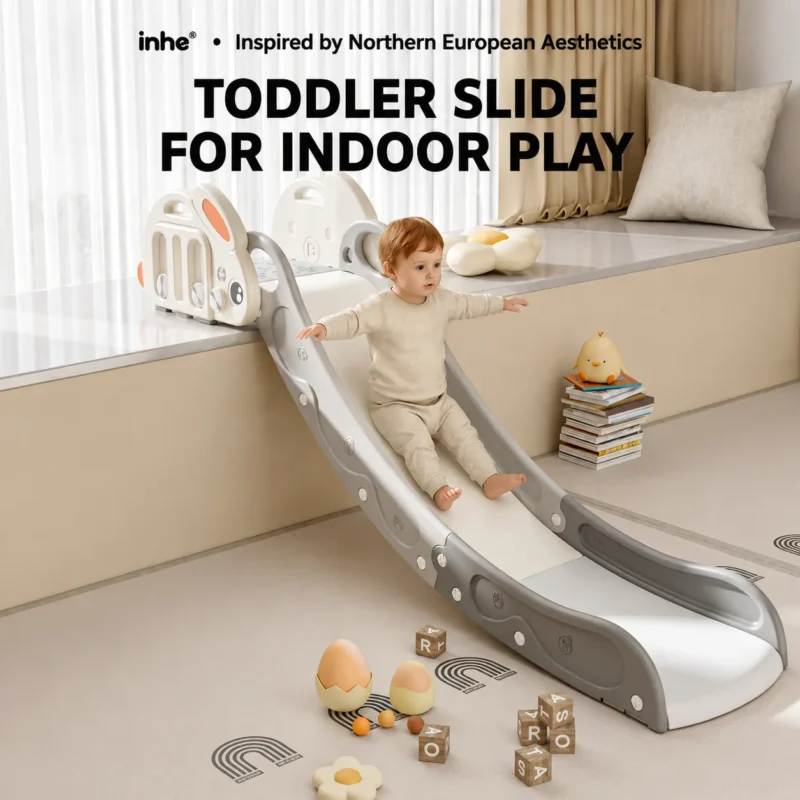 Professional institutional-grade bunny slide with adjustable height for safe and flexible daily use.