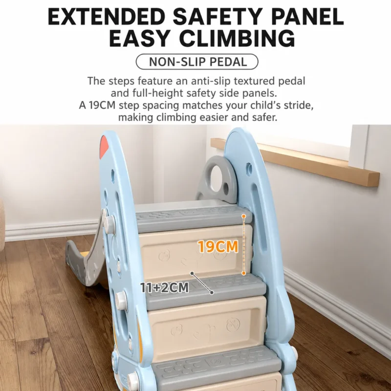 Wholesale commercial rocket-themed indoor play slide, factory-direct playground equipment for daycare centers.
