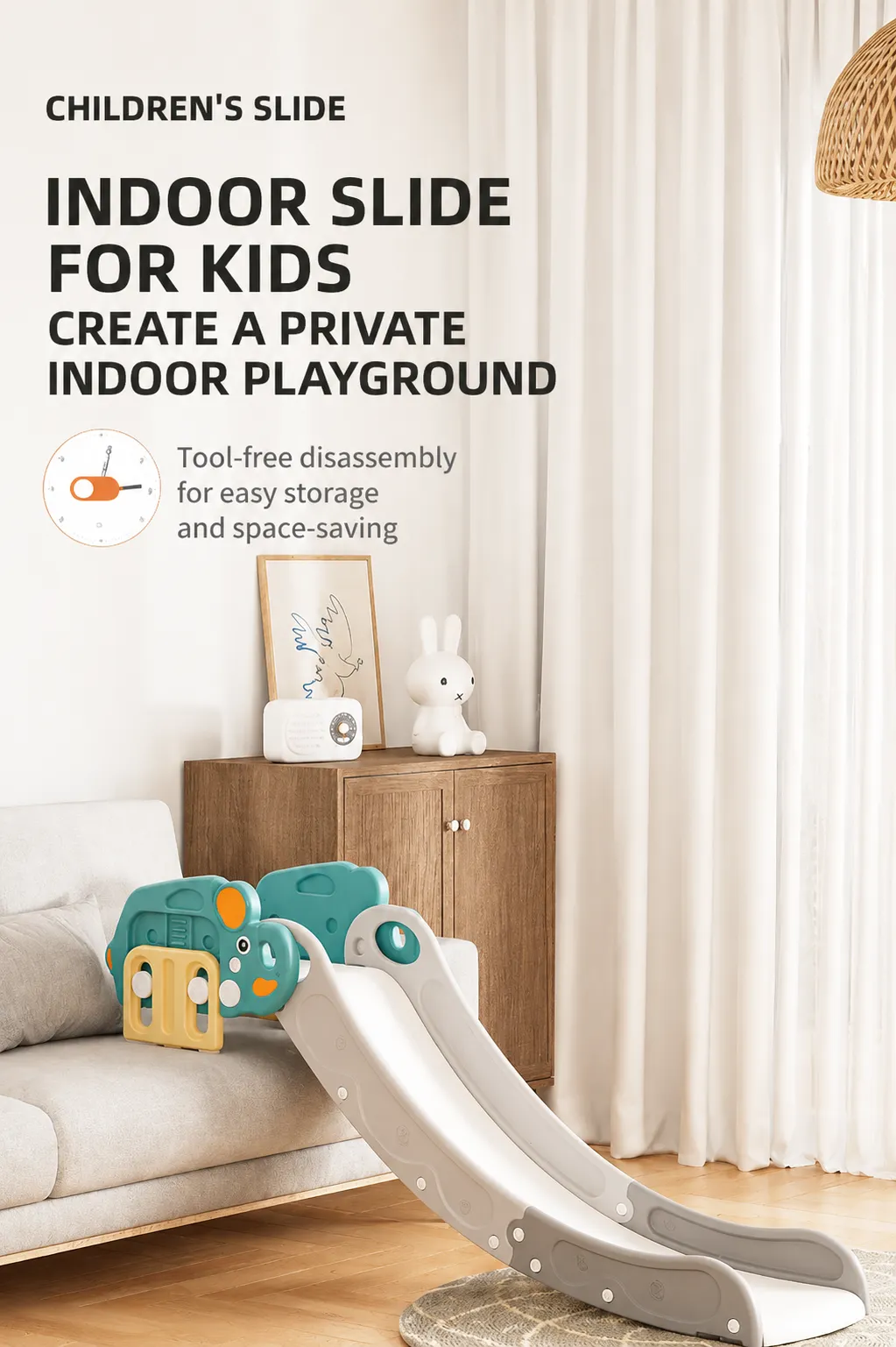 factory direct mammoth themed commercial mammoth themed indoor play slide 4