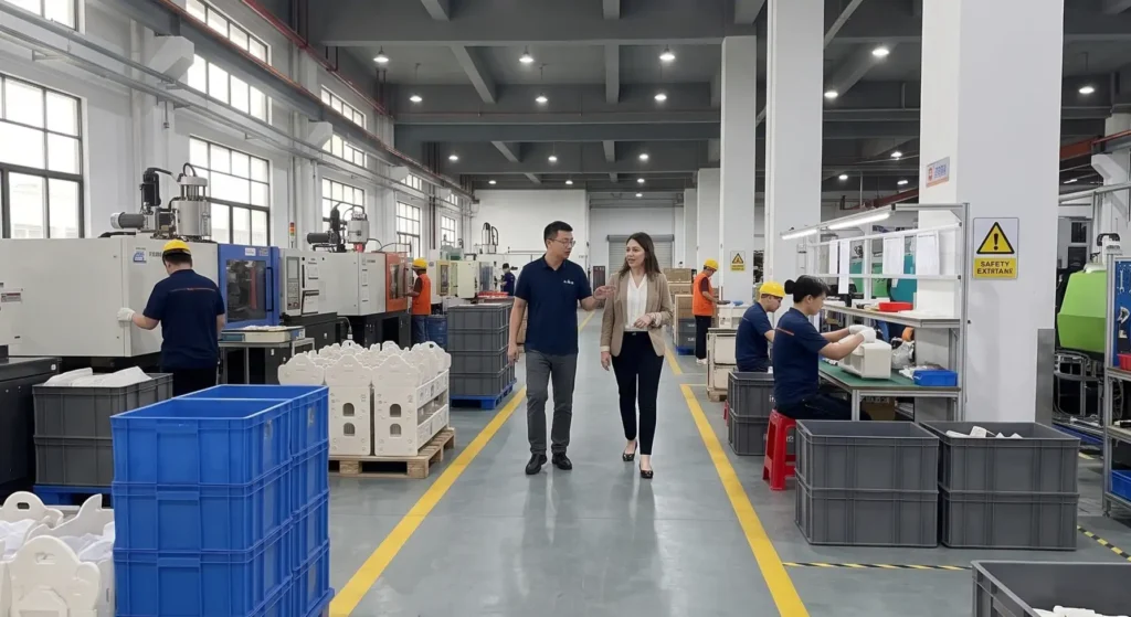 Inhe factory tour showcasing our commitment to original design manufacturing, intellectual property protection, and strict design exclusivity for our global partners.