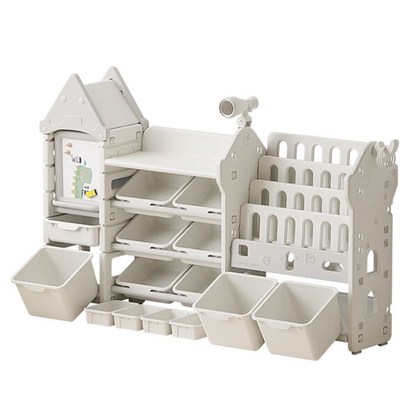 Bulk order multi-functional kids toy storage cabinets and premium playroom display shelves.