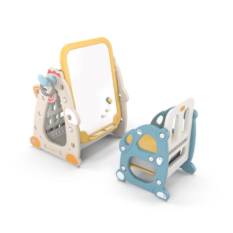 Inhekids premium chicken-shaped drawing board and magnetic art easel for toddlers.