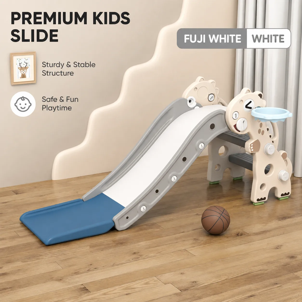 kids t rex themed indoor play smooth buffer zone slide 13