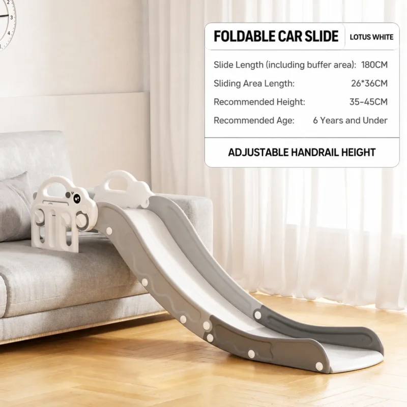 Space-saving foldable bed slide with adjustable handrail, high-margin product for international e-commerce distributors.