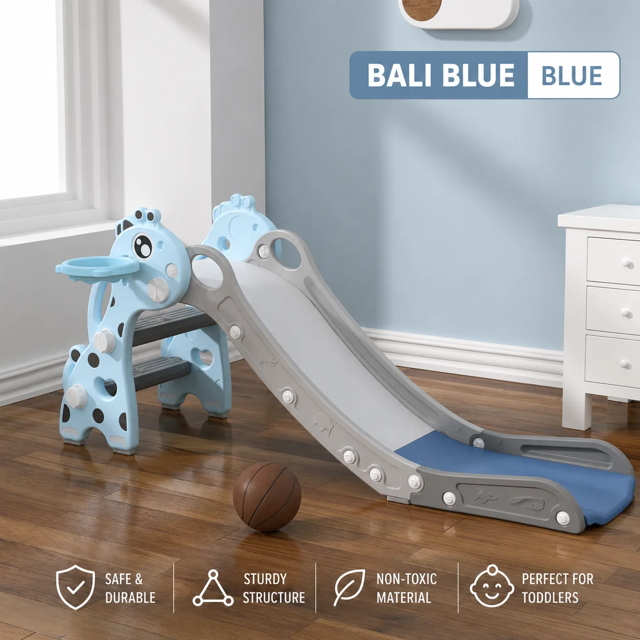 kids wholesale princess deer themed indoor play slide 14