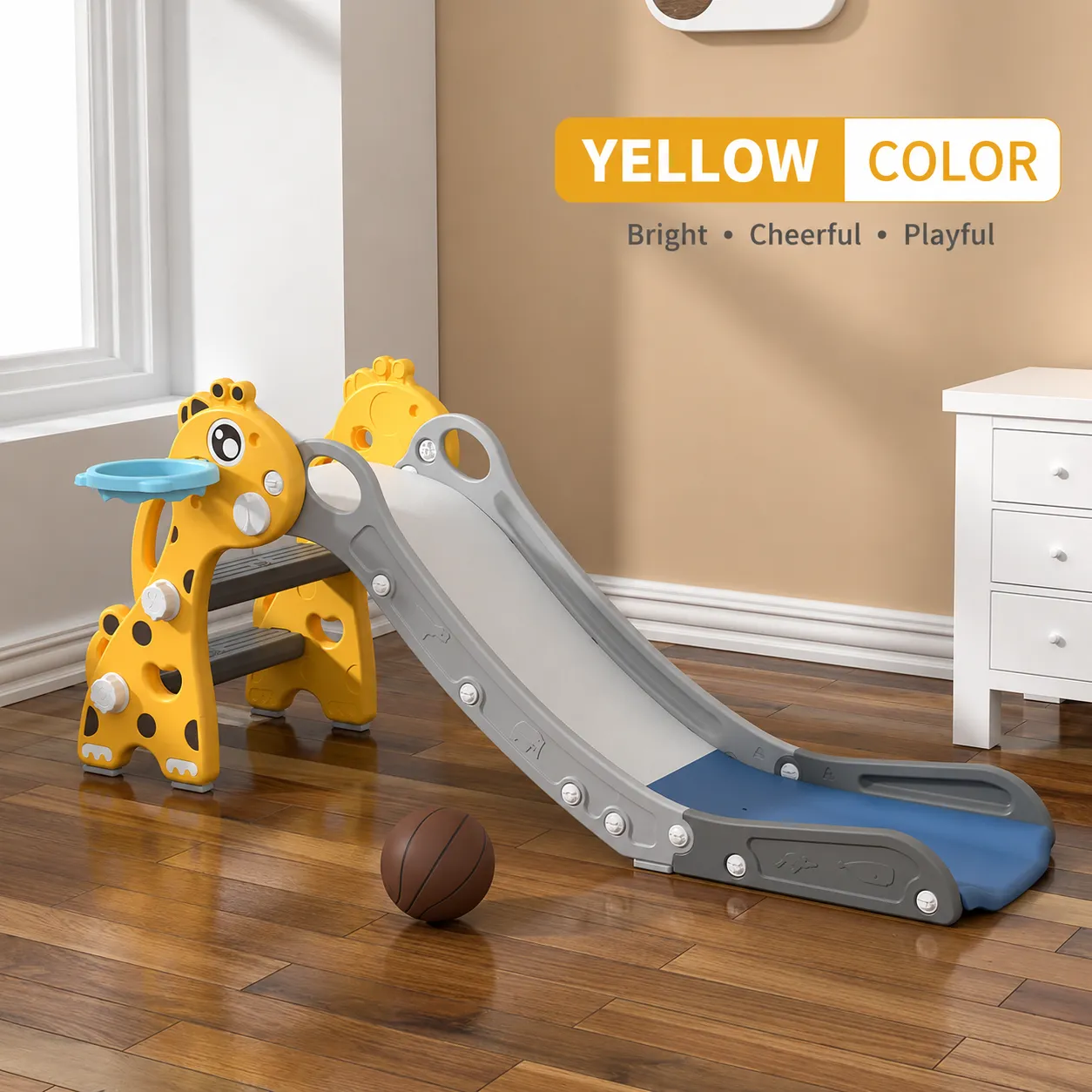 kids wholesale princess deer themed indoor play slide 15