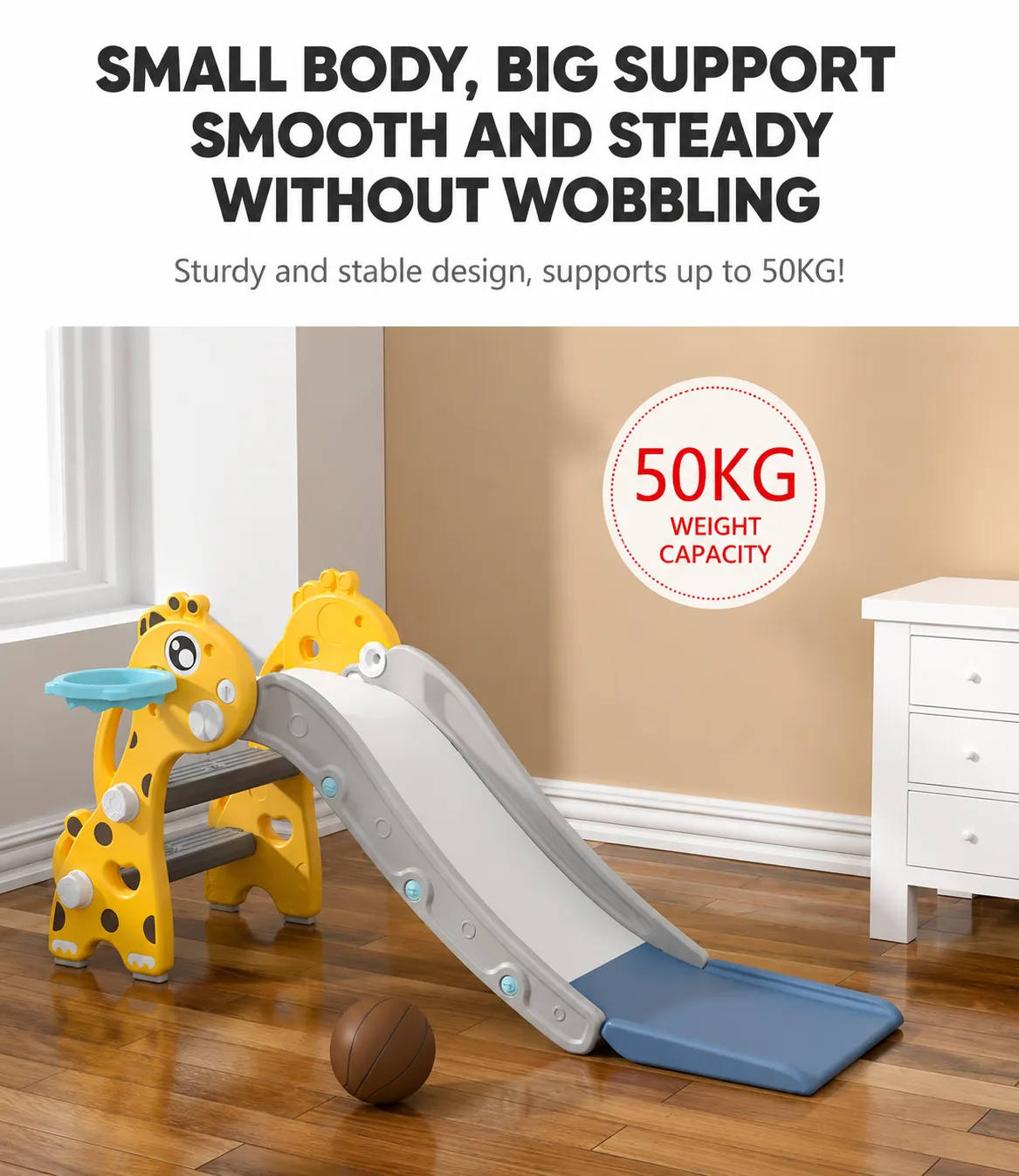 kids wholesale princess deer themed indoor play slide 6