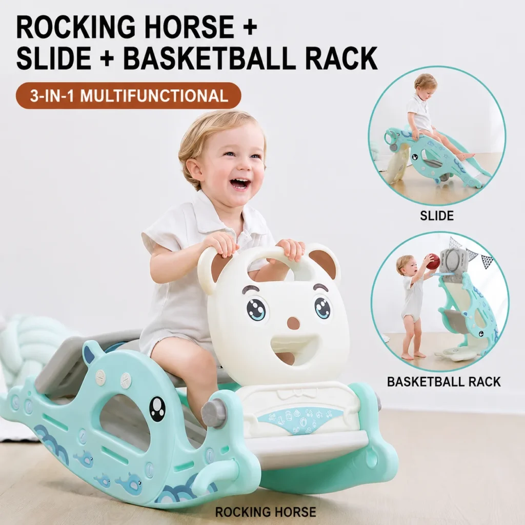 Premium toddler ride-on toys certified by CE Certificate guidelines featuring an integrated multi-functional modular playground framework.
