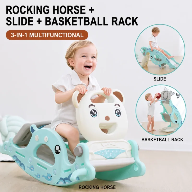 Premium toddler ride-on toys certified by CE Certificate guidelines featuring an integrated multi-functional modular playground framework.