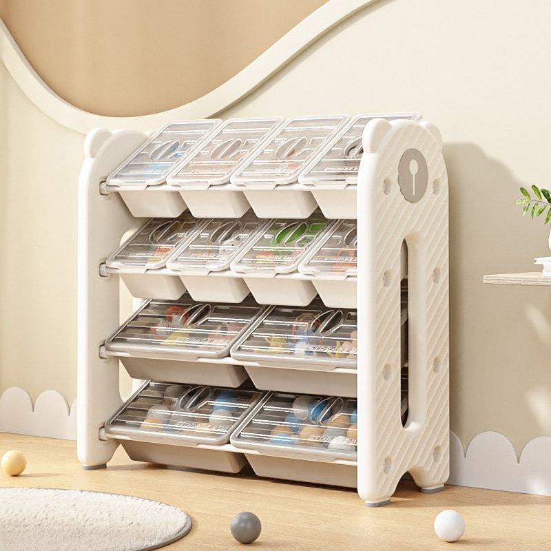 Modular design children storage cabinet verified by CE Certificate requirements for daycare centers and preschool classrooms.
