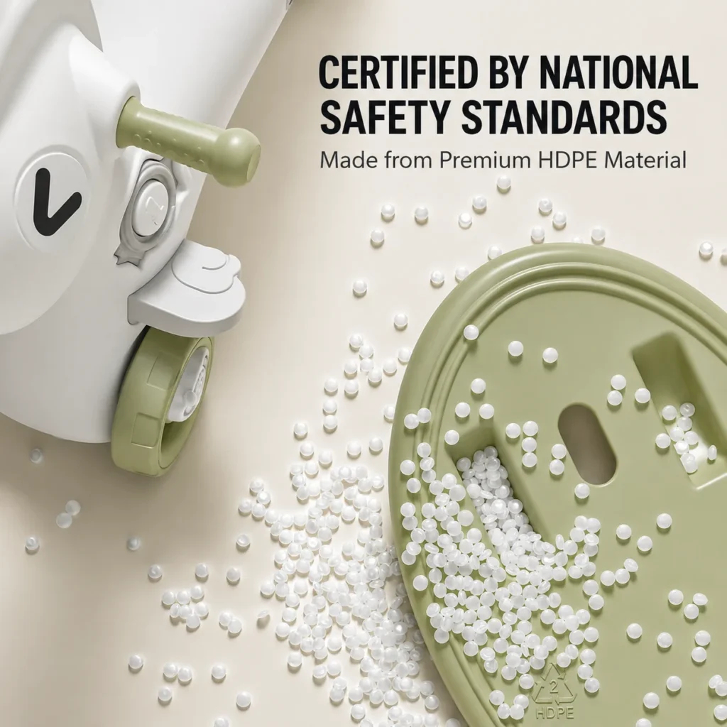 Premium preschool kids toys verified by ASTM+CCPIA Testing Report produced from high-purity raw material granulates.
