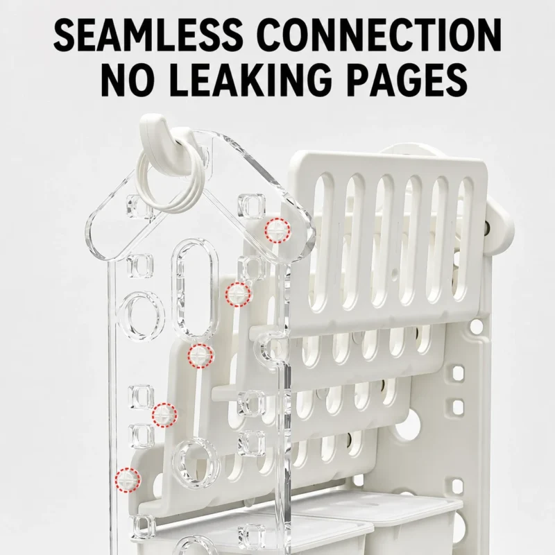 ASTM-compliant kids toy storage organizer factory wholesale with a seamless connection panel design to prevent thin picture books from leaking.