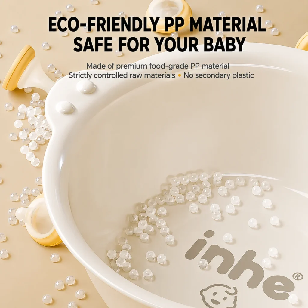 Eco-friendly food-grade PP material on a safe children washbasin from CE certified toddler wash station factory.