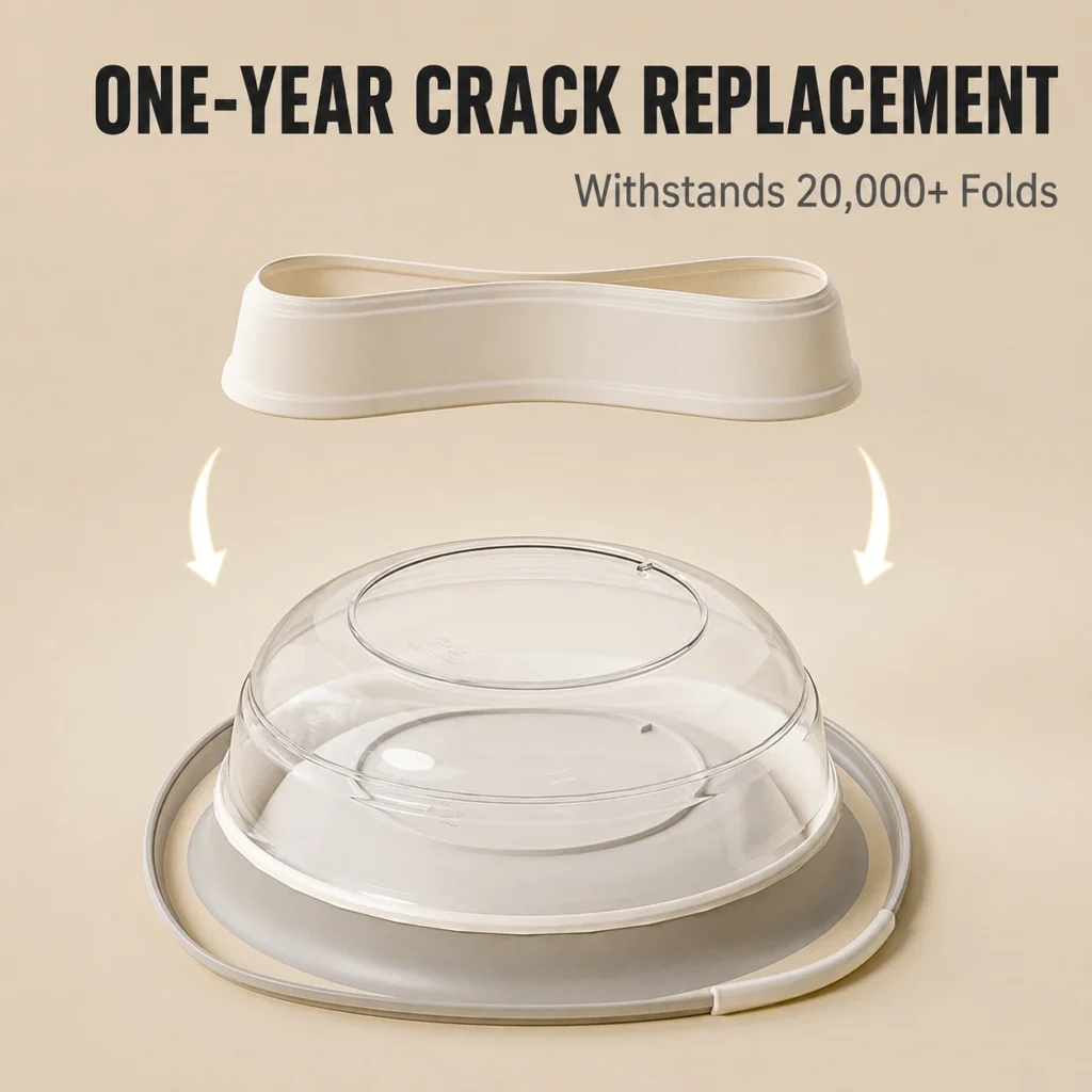 Durable collapsible baby basin tested for over 20,000 folds with a one-year replacement warranty for bulk children washbasins order.