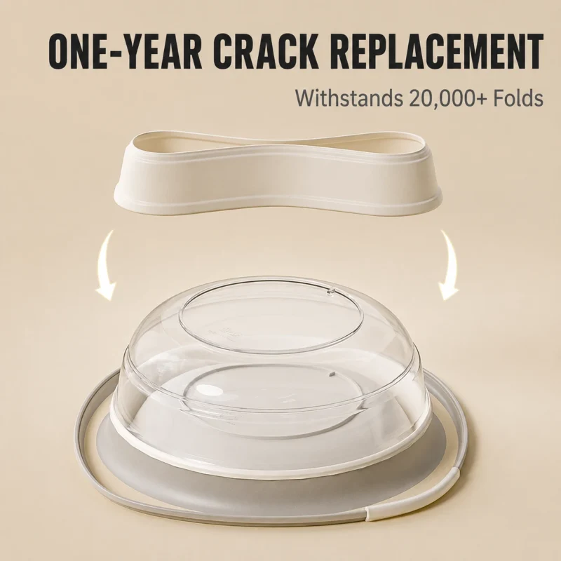 Durable collapsible baby basin tested for over 20,000 folds with a one-year replacement warranty for bulk children washbasins order.